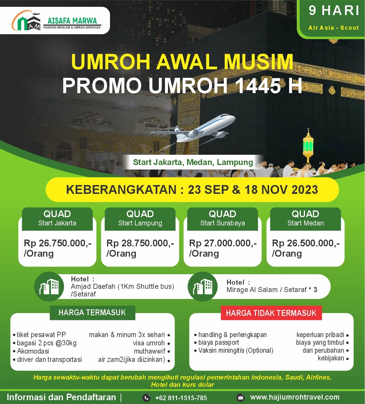 Paket Umroh Reguler Aisafa Marwa (1)