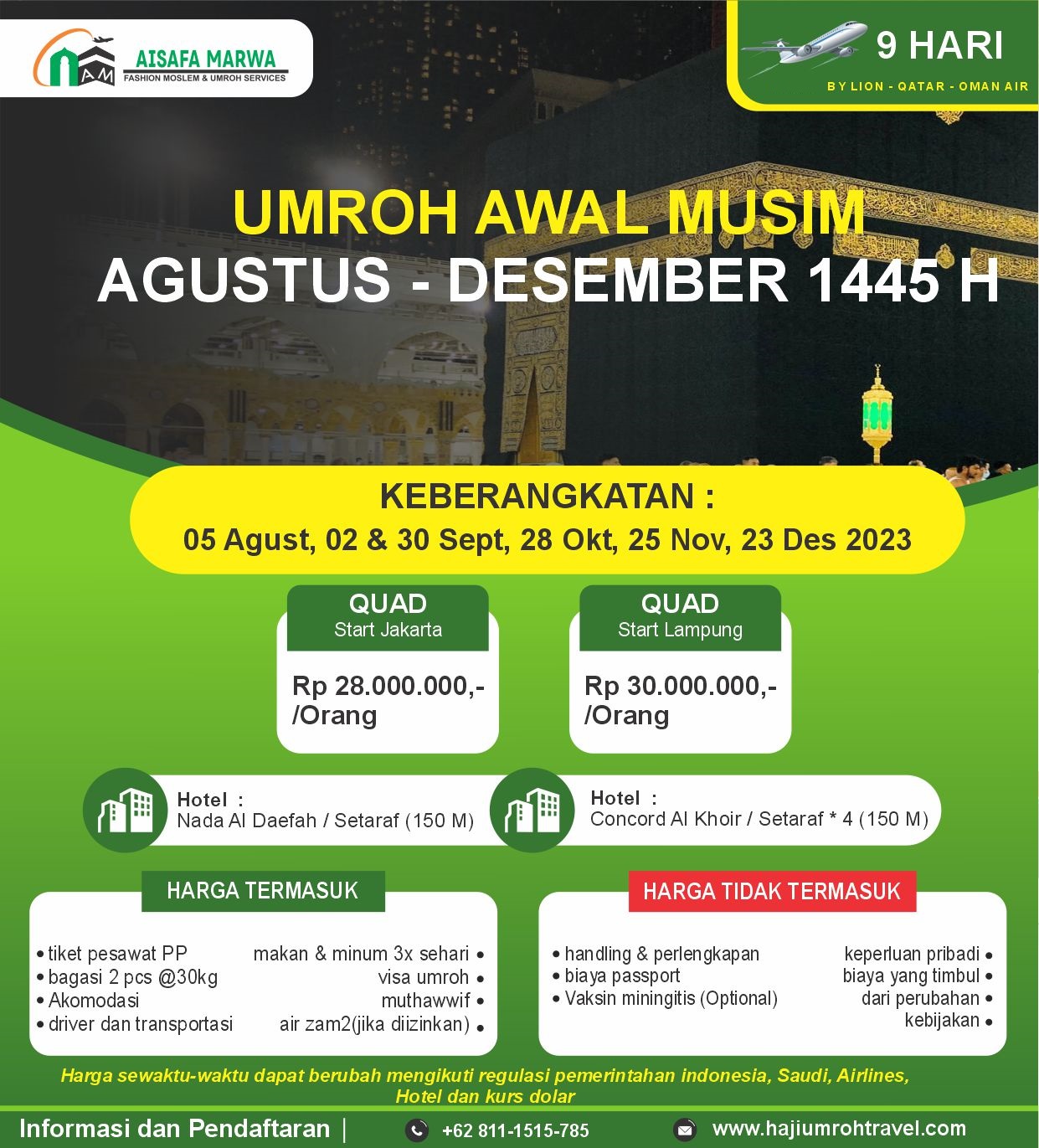 Paket Umroh Reguler Aisafa Marwa (3)