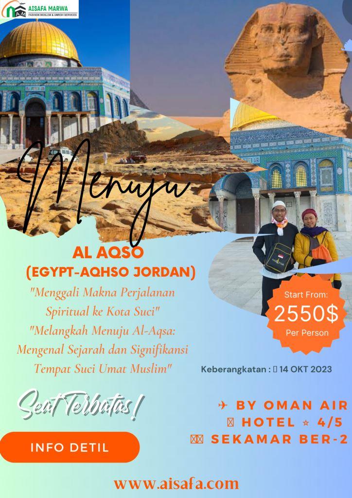 Paket 3 negara mesir, aqso dan jordan