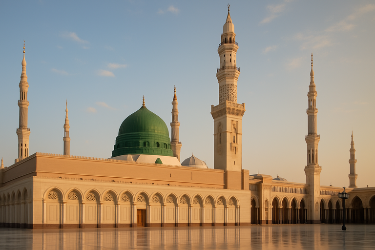 Majsid Nabawi dengan View Kubah Yang sangat indah 