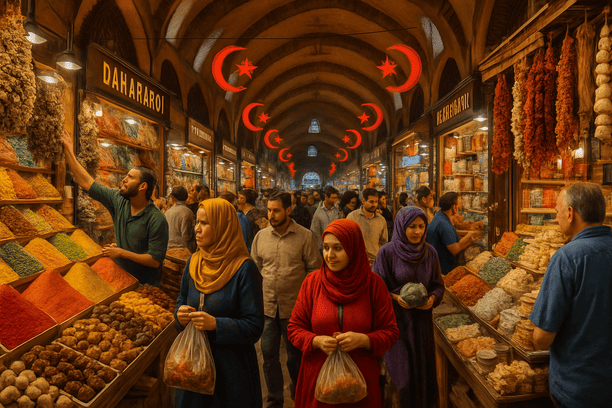 istanbul bazaar di bulan ramadhan