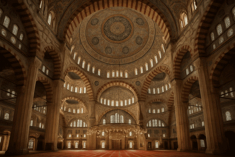 Interior di dalam selimiye_mosque