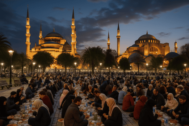 sultanahmet square di bulan ramadhan