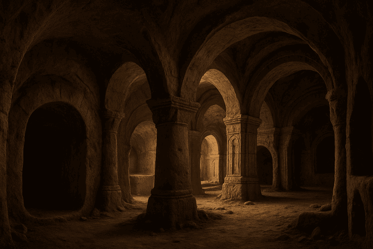 View underground city cappadocia
