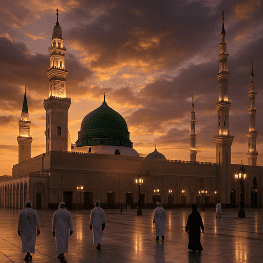 Keindahan masjid Nabawi