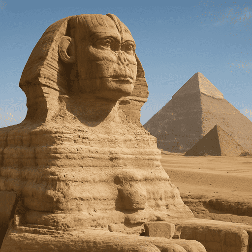 Gambar Piramida sphinx yang berada di mesir